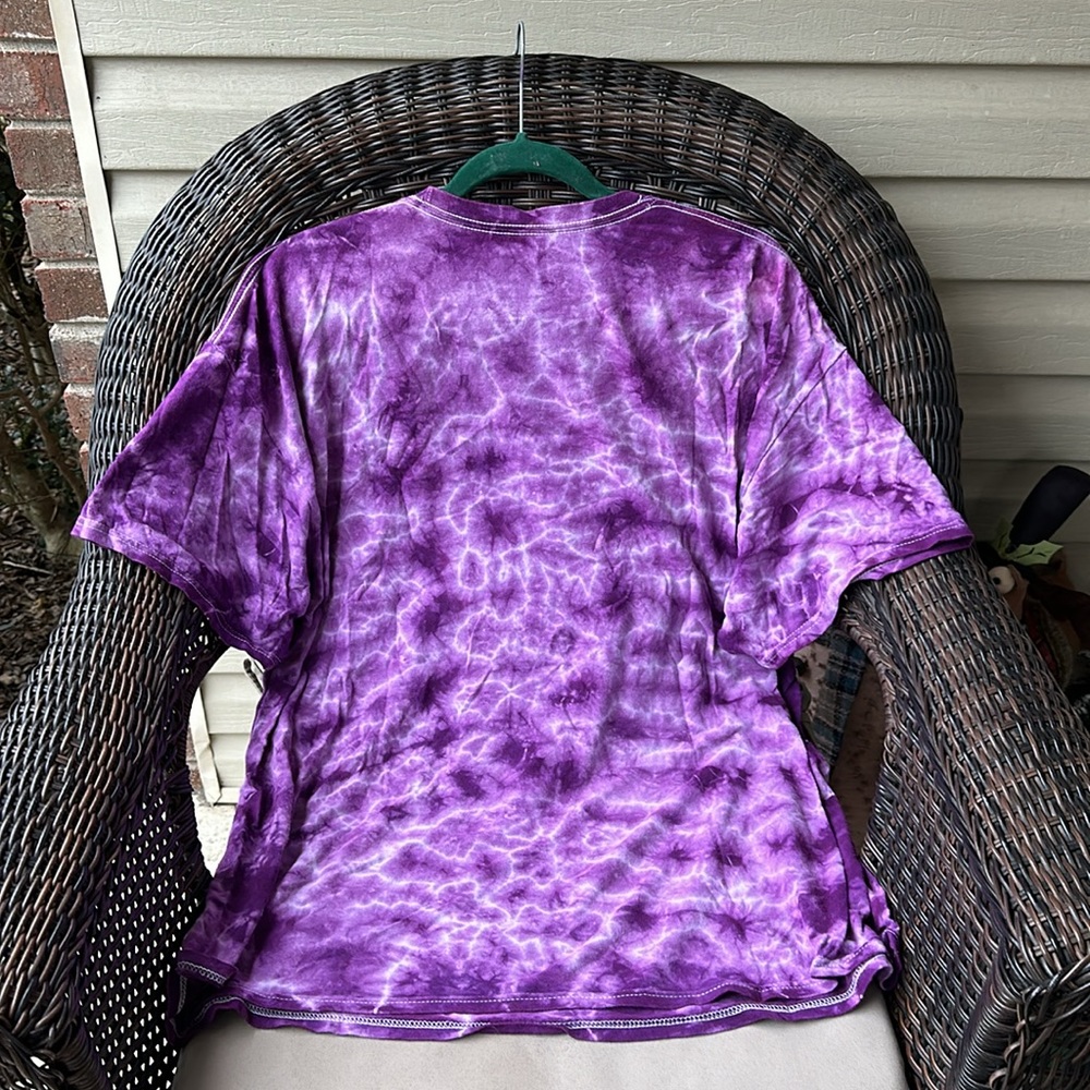 Coca Cola Fanta Purple Tie Dye Short Sleeve Top 2XL - Picture 6 of 6